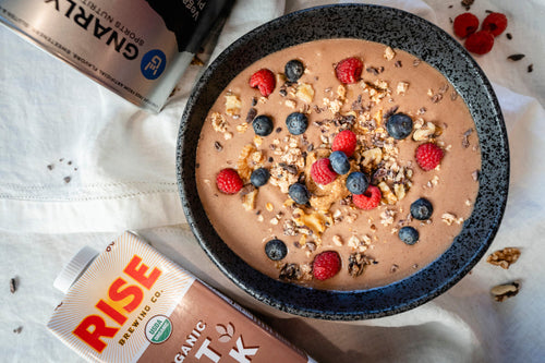 Triple Chocolate Smoothie Bowl / Gnarly Nutrition & RISE Brewing Recipe