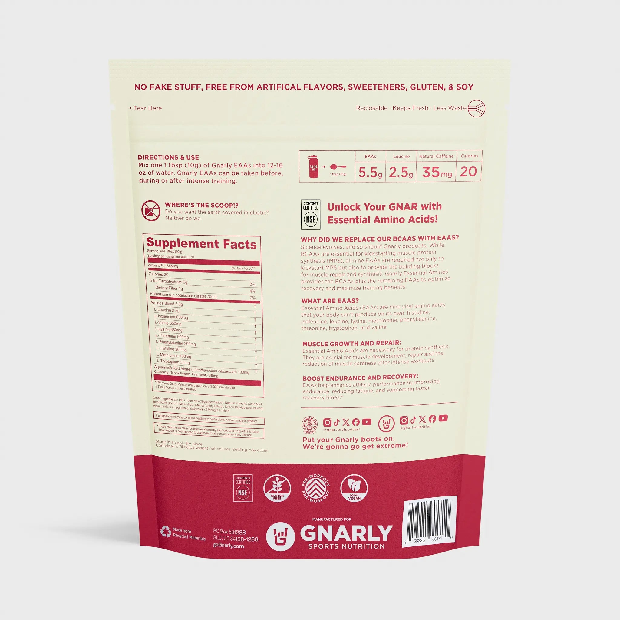Essential Aminos - Gnarly Nutrition