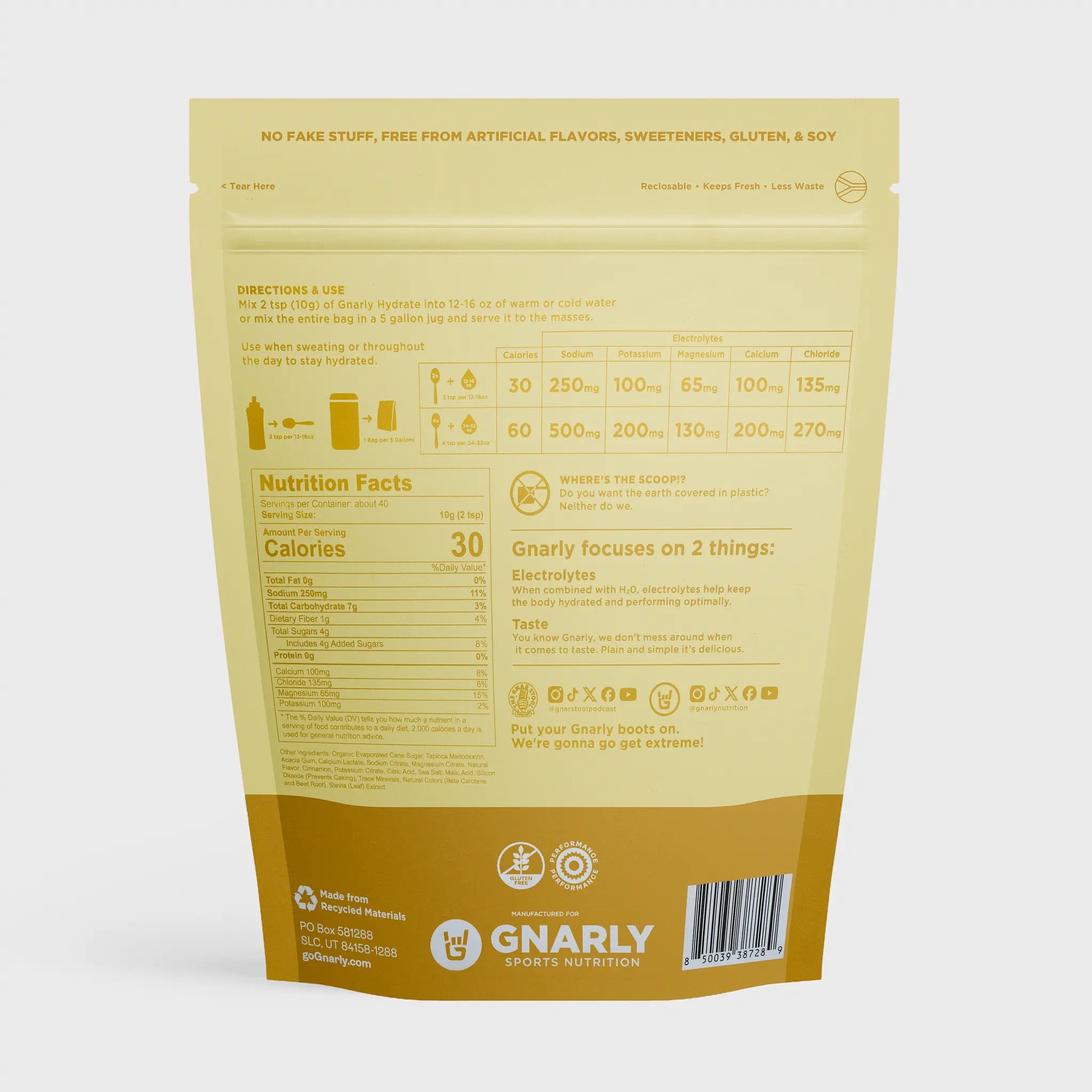 Gnarly Hydrate Apple Cider - Gnarly Nutrition