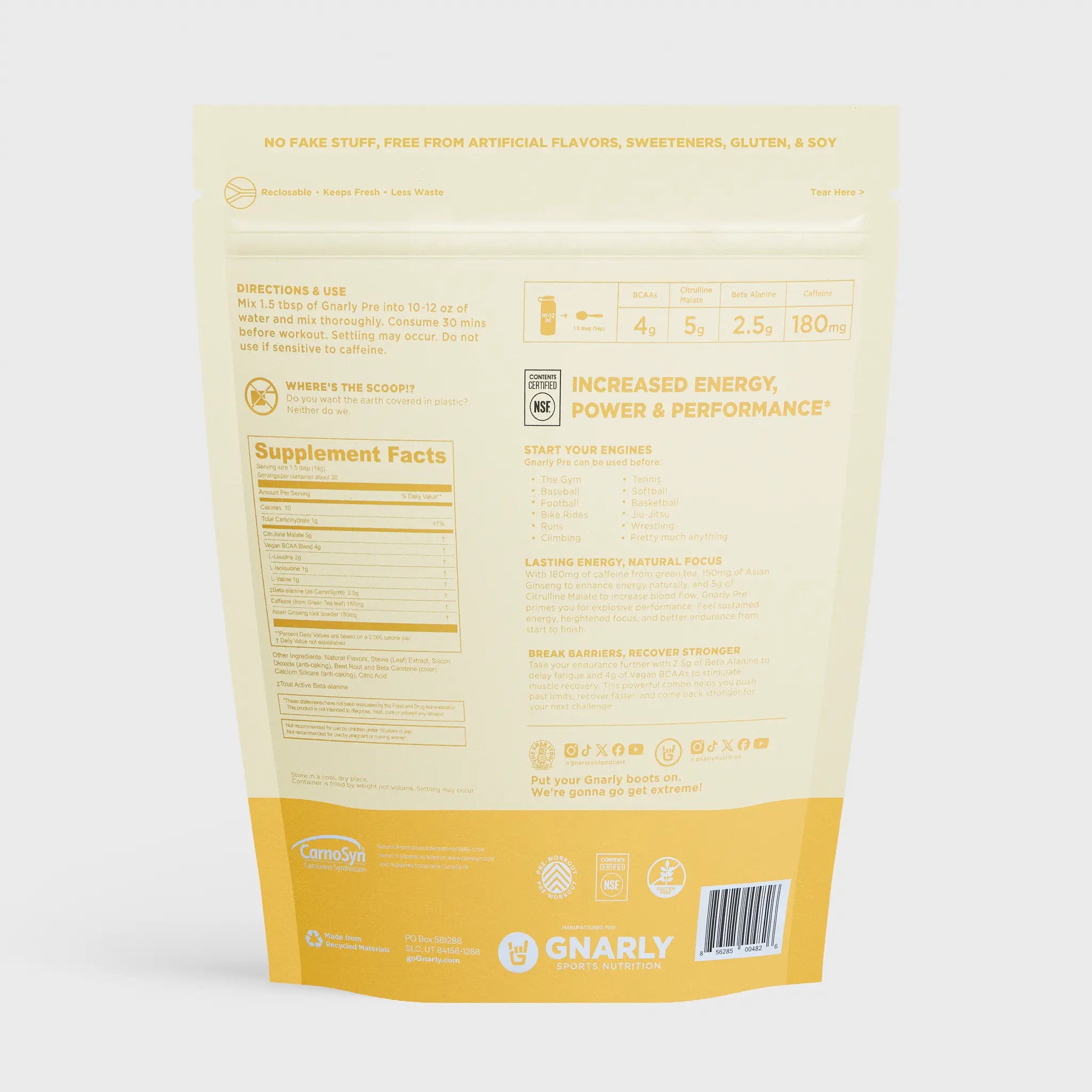 Gnarly Pre-Workout - Gnarly Nutrition