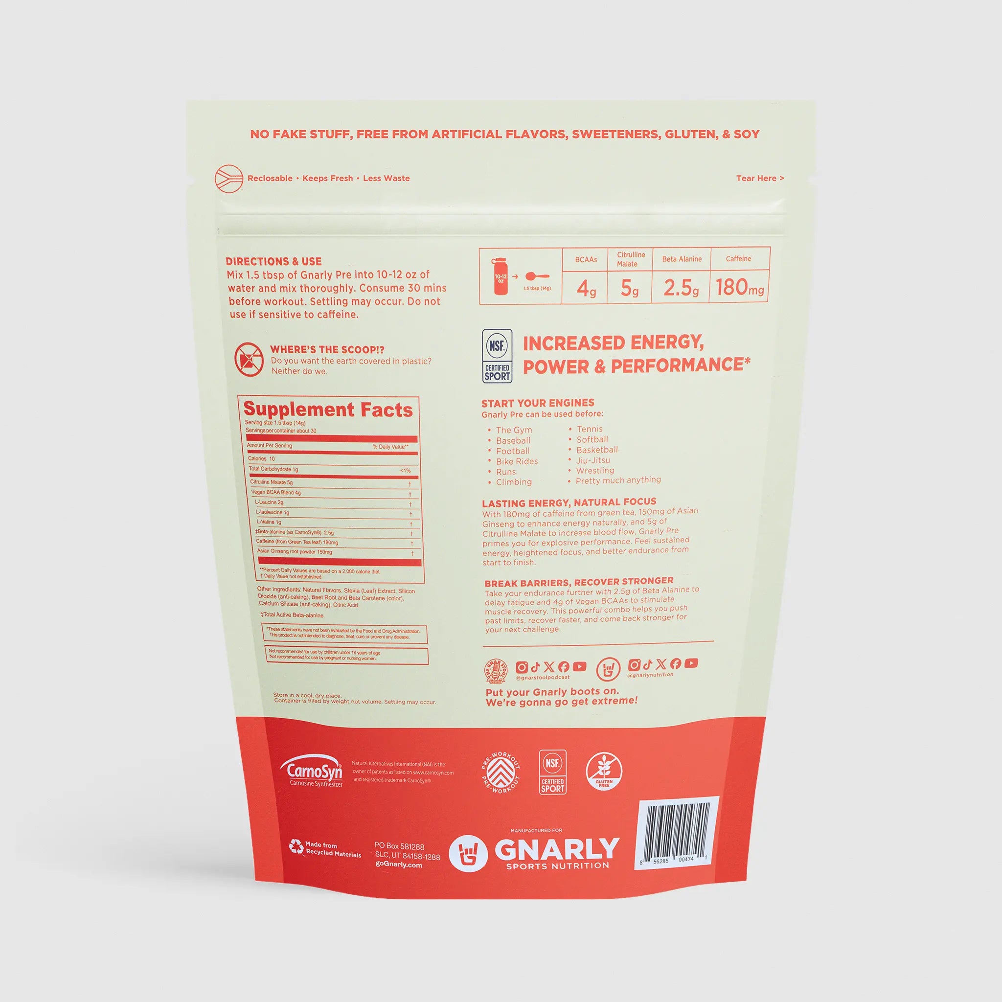 Gnarly Pre-Workout - Gnarly Nutrition