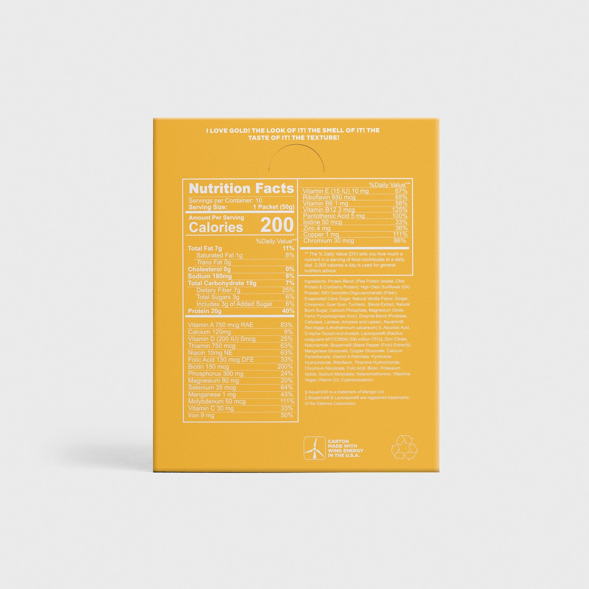 Golden Milk | Vegan Protein - Gnarly Nutrition