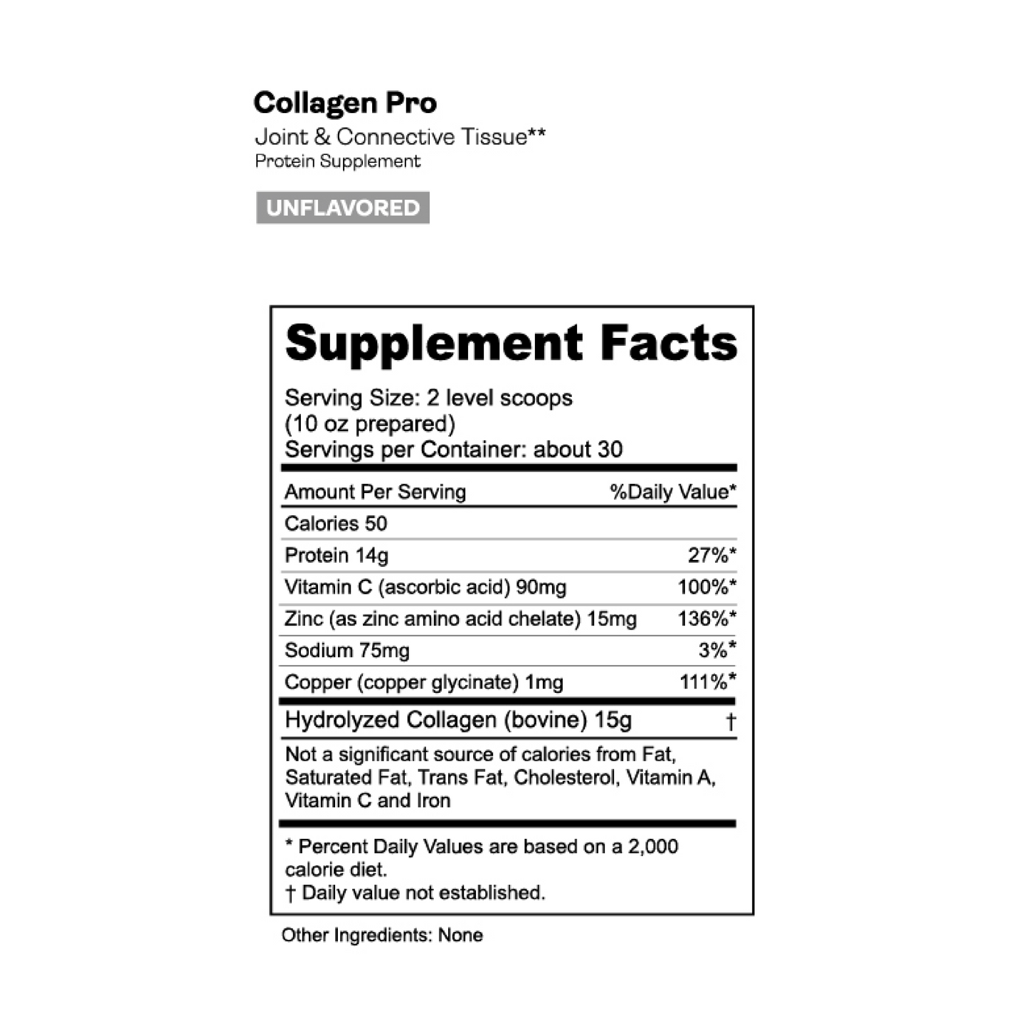 Gnarly Collagen Pro unflavored dietary supplement package