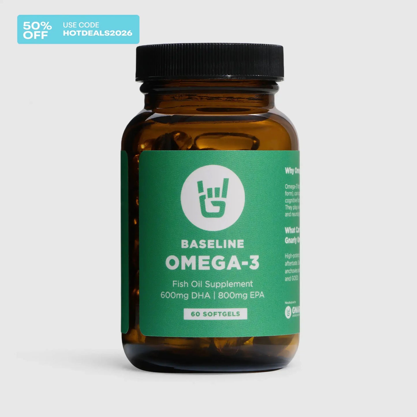 Gnarly Baseline Omega-3 - Gnarly Nutrition
