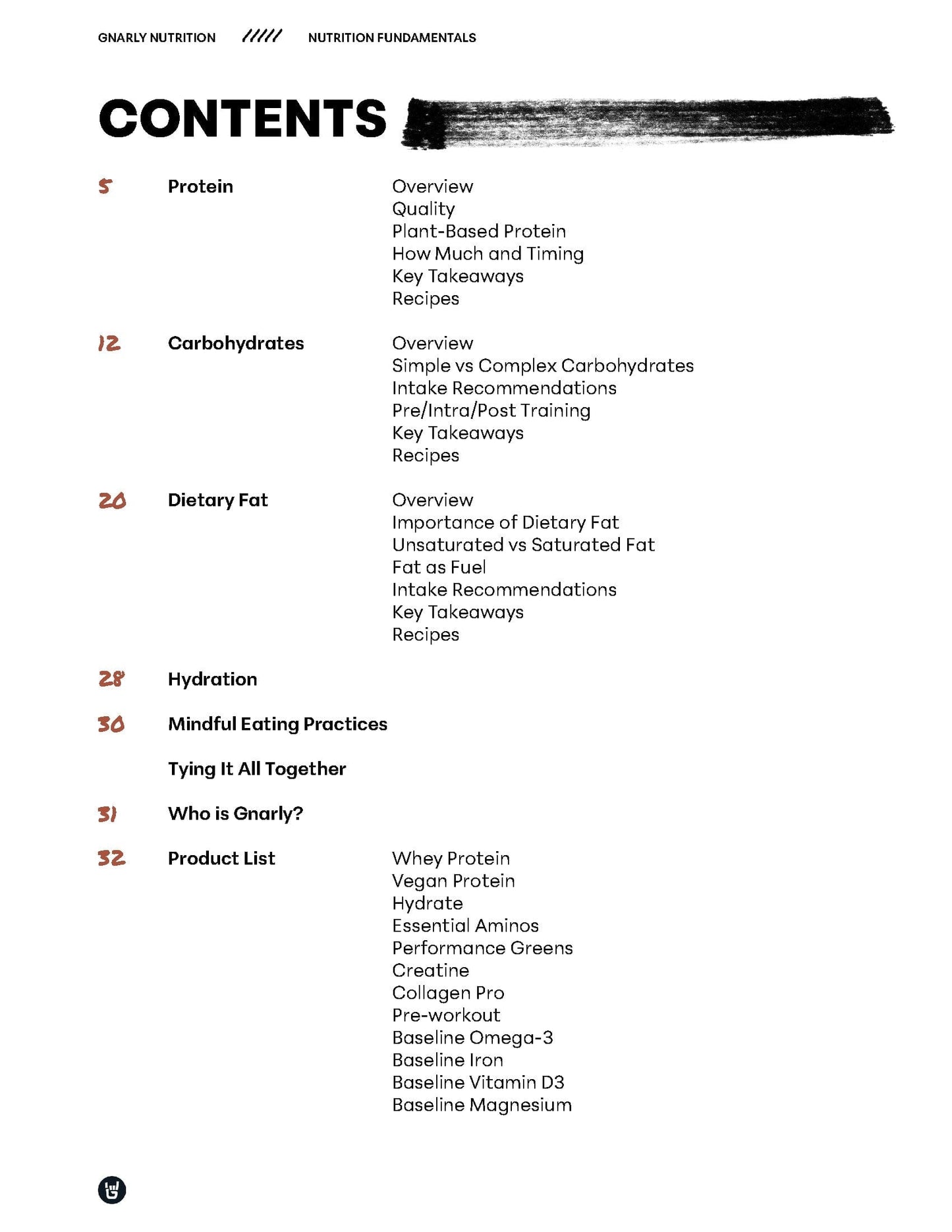 Nutrition Fundamentals Handbook