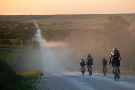 Lael Wilcox shows the Unbound XL 350 miler endurance bike race who's boss!