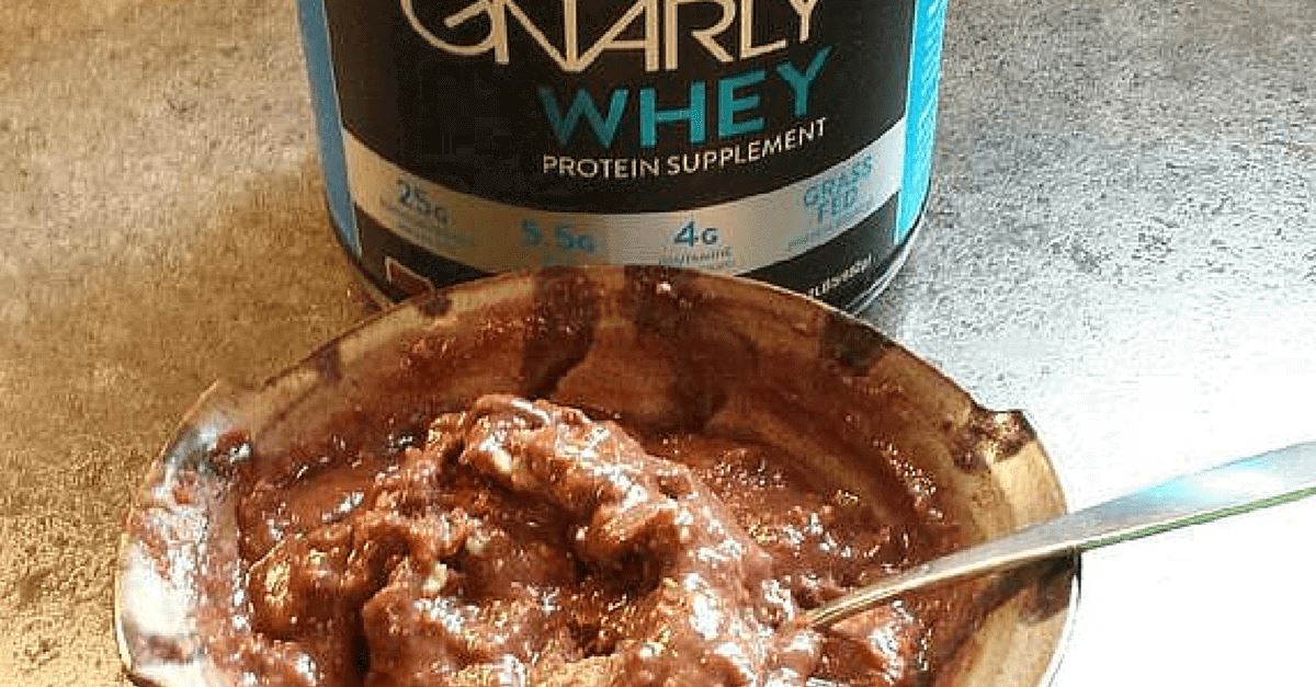 Healthy Protein Packed Chocolate Ice Cream!