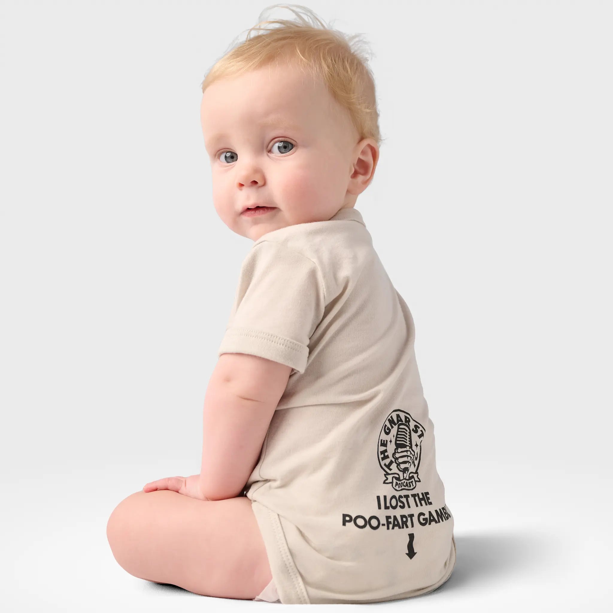 Gnar Stool Podcast Baby Onsie - Gnarly Nutrition