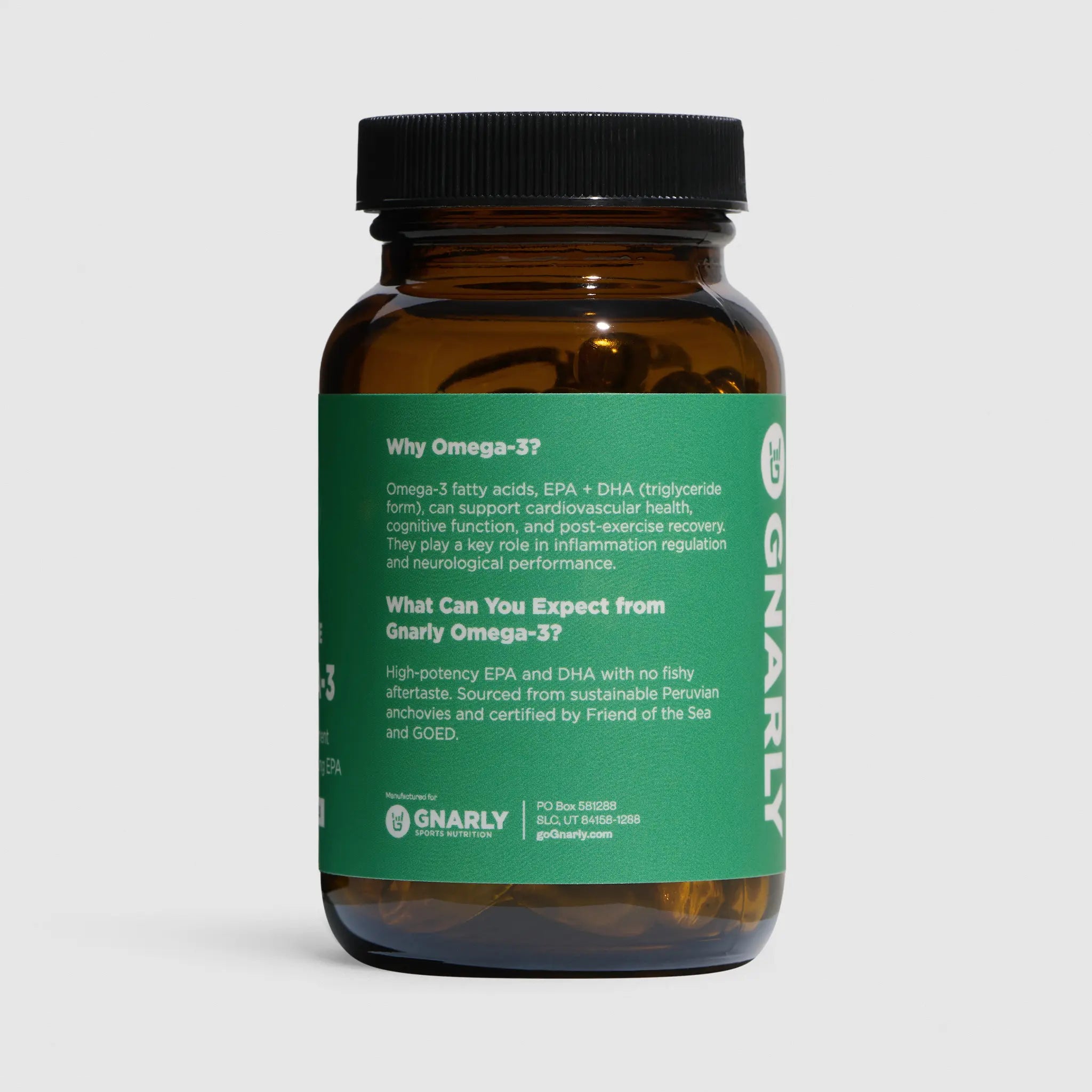 Gnarly Baseline Omega-3 Fish Oil Capsules 