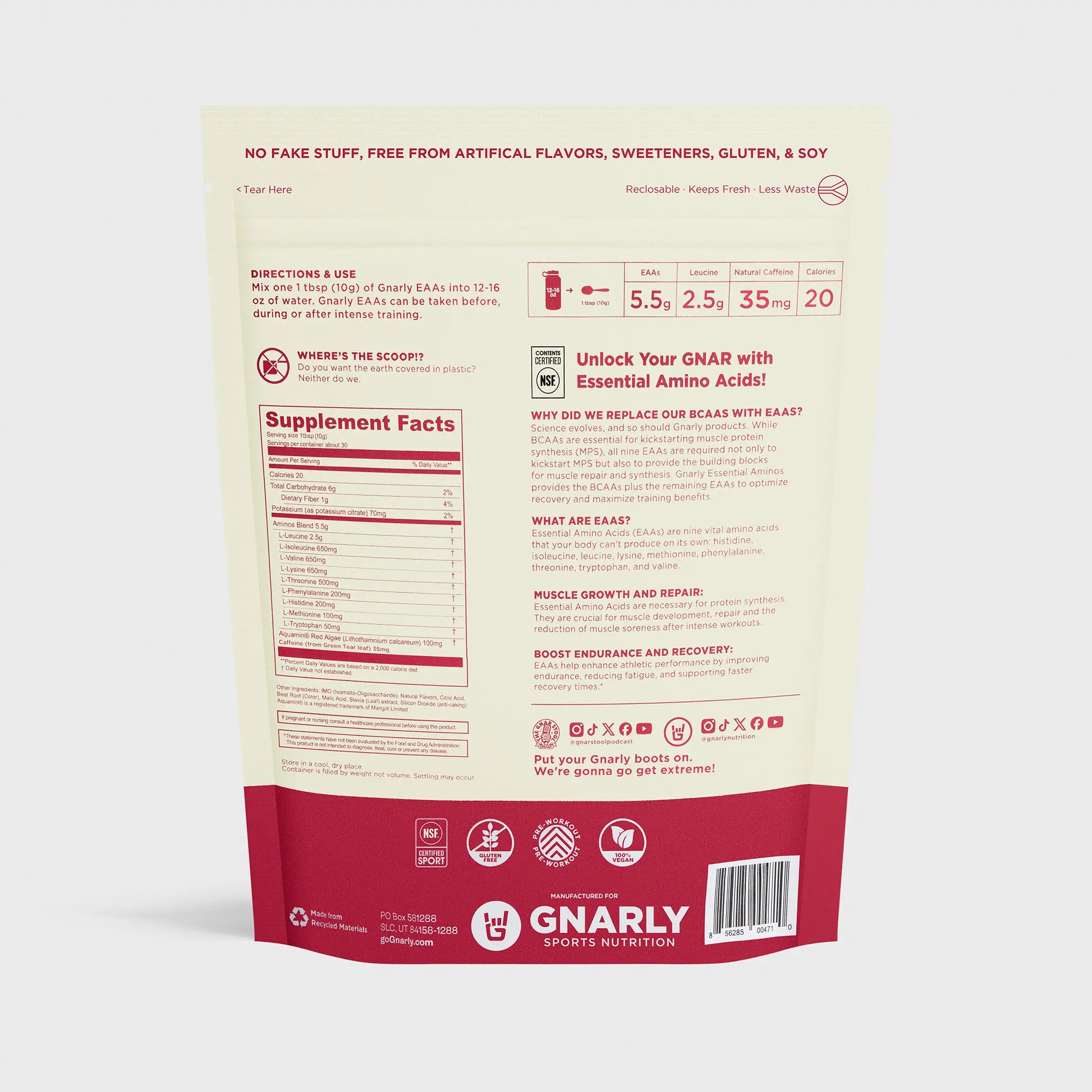 Essential Aminos - Gnarly Nutrition