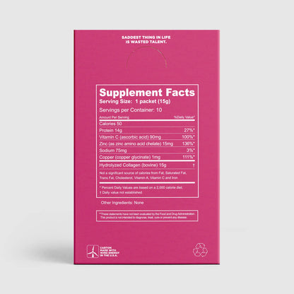 Gnarly Collagen Pro unflavored dietary supplement package