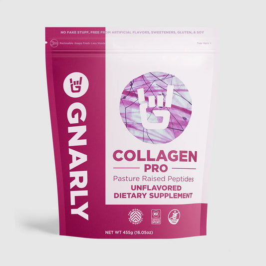 Gnarly Collagen Pro unflavored dietary supplement package