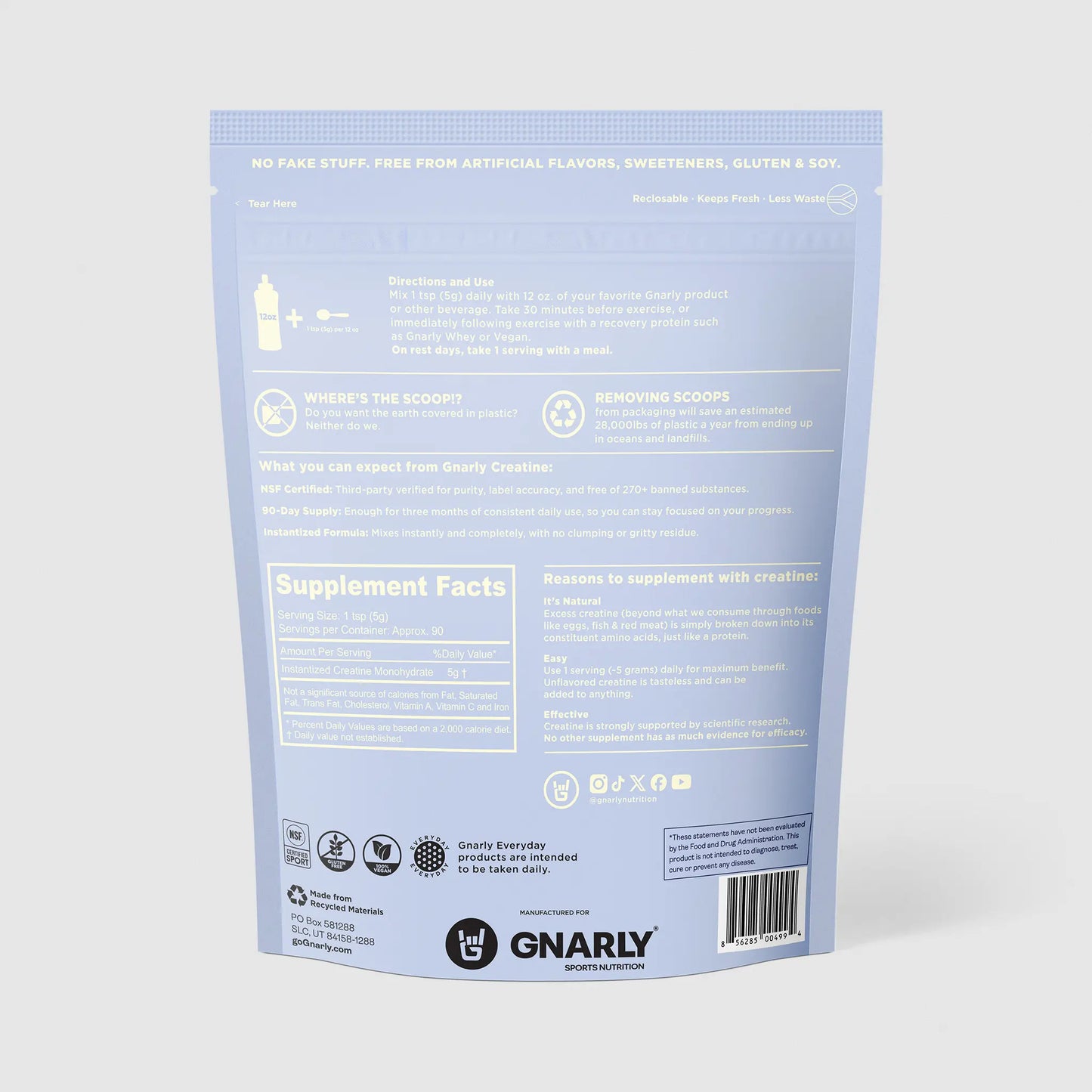 Instantized Creatine