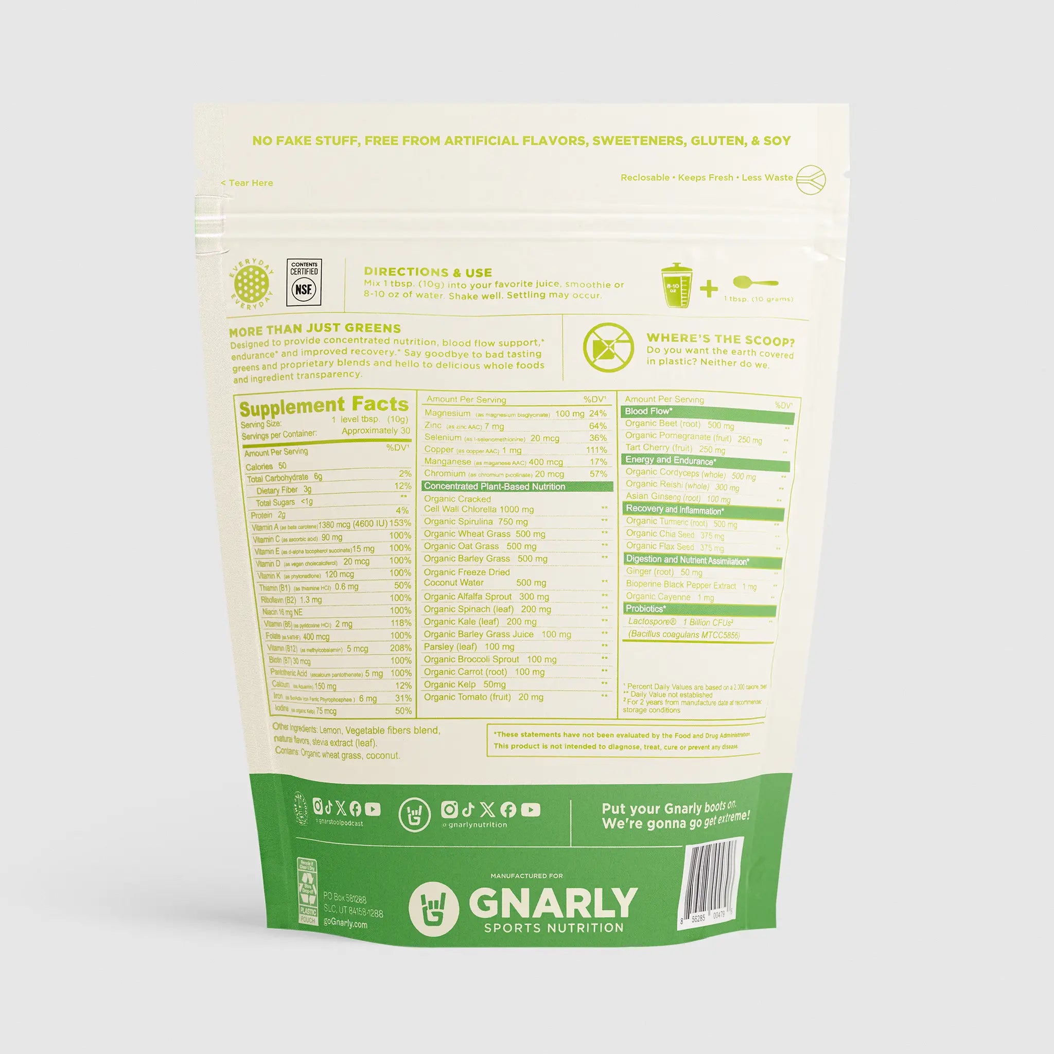 Gnarly Performance Greens - Gnarly Nutrition