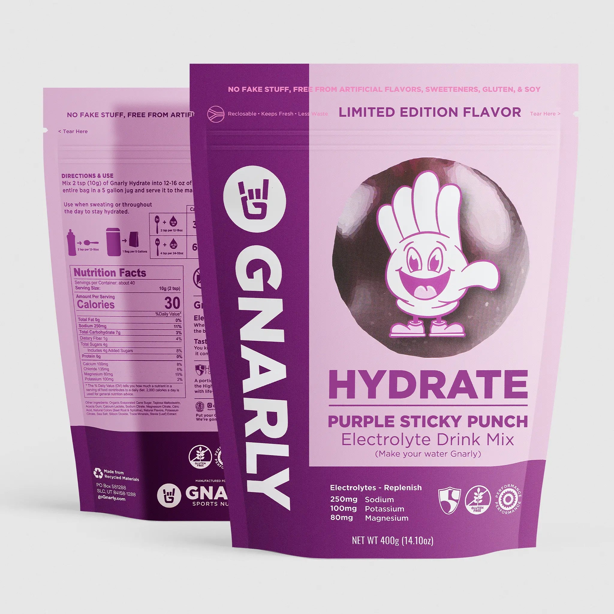 Gnarly Hydrate Purple Sticky Punch - Gnarly Nutrition