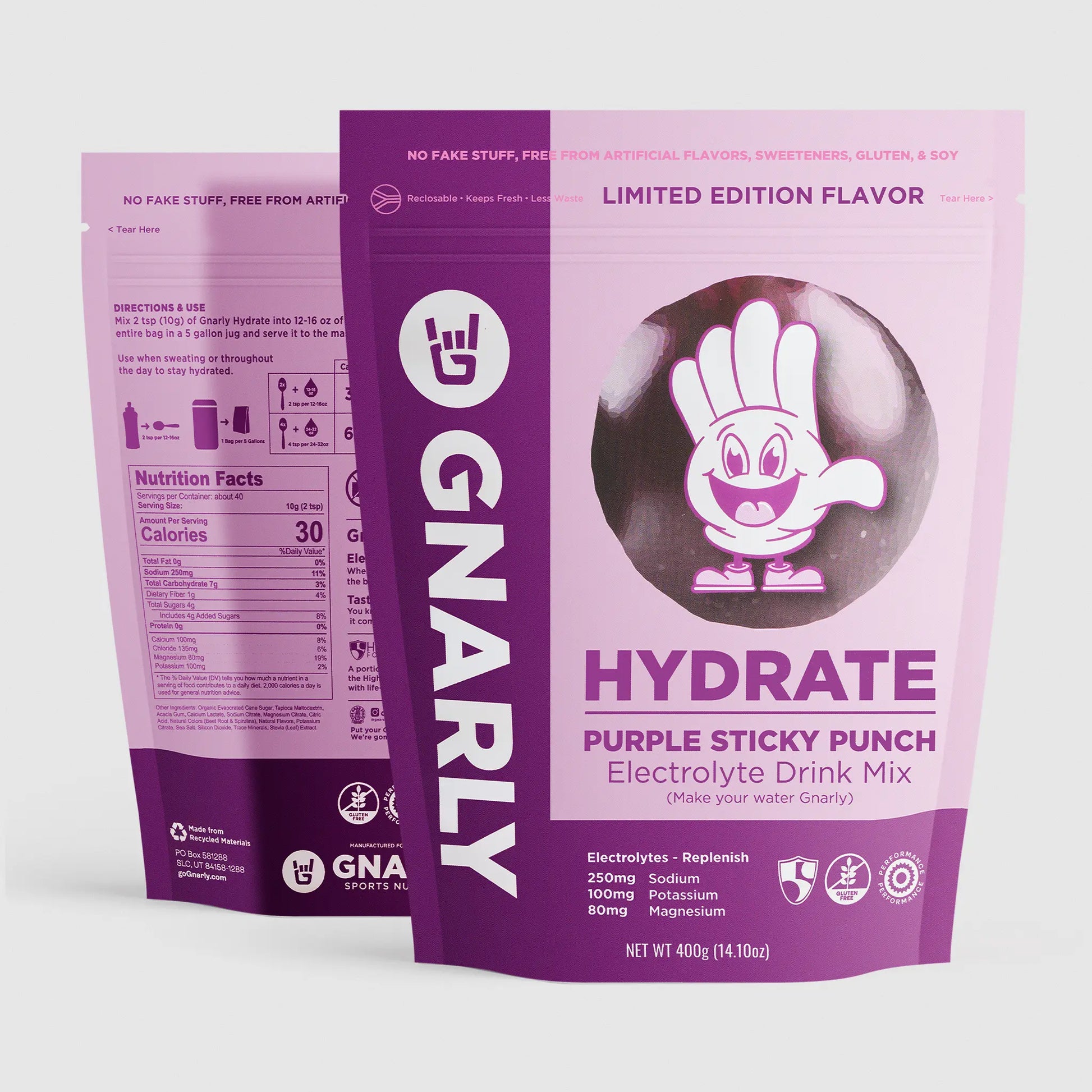 Gnarly Hydrate Purple Sticky Punch - Gnarly Nutrition
