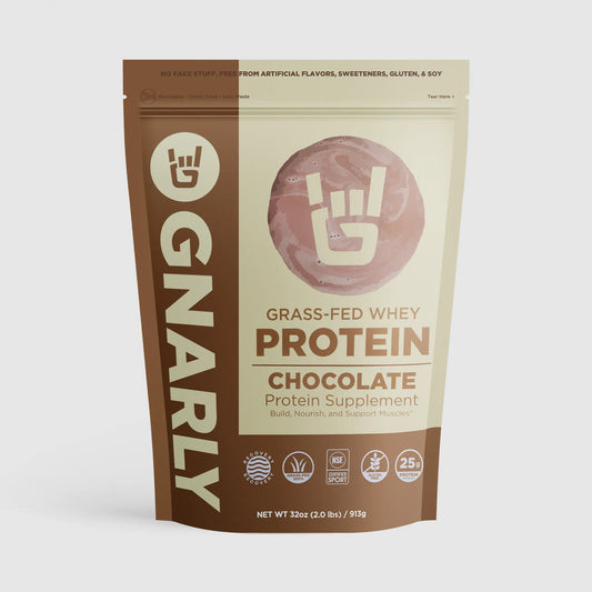 Gnarly Grass-fed Whey Chocolate Protein powder 