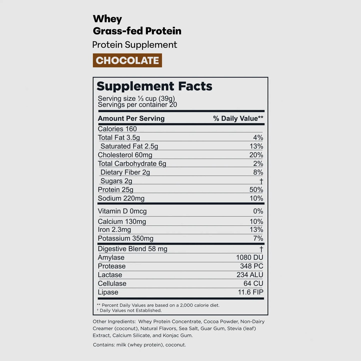 Grass-Fed Whey Protein