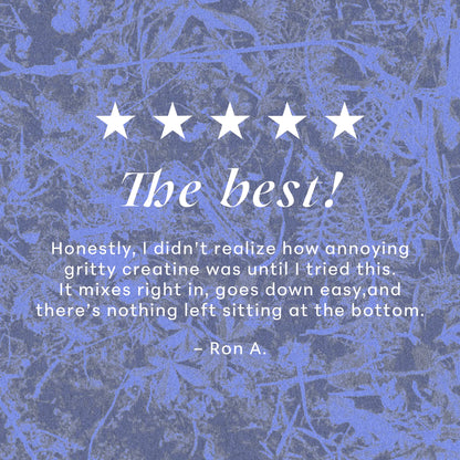 Five star customer review: mixes right in with nothing left sitting at the bottom