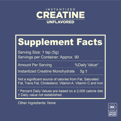 Instantized Creatine