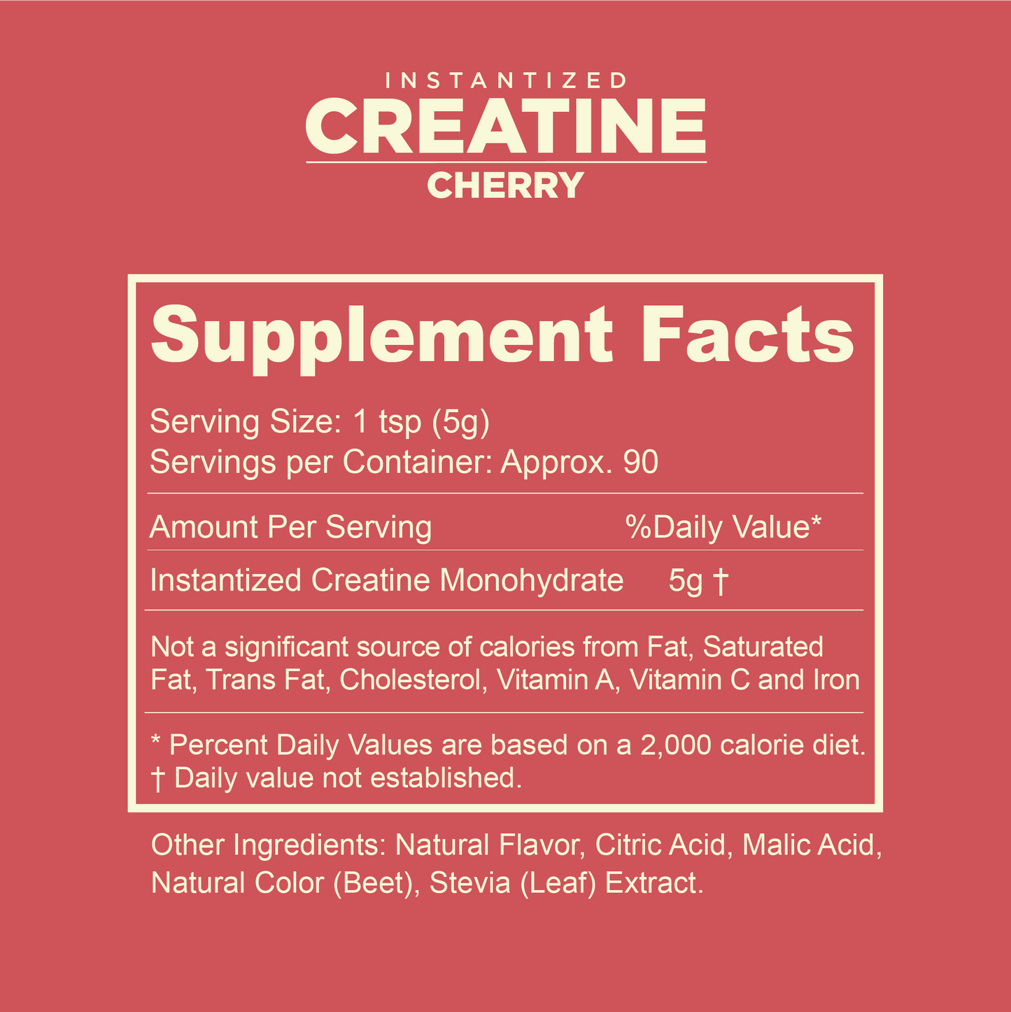 Instantized Creatine