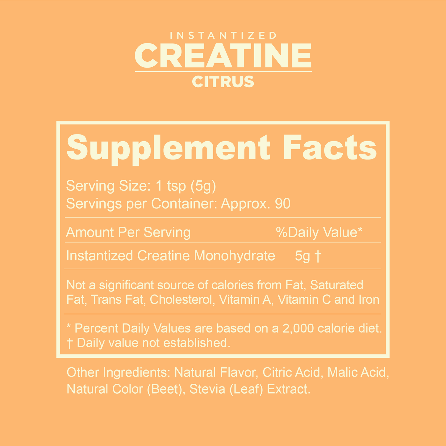 Instantized Creatine