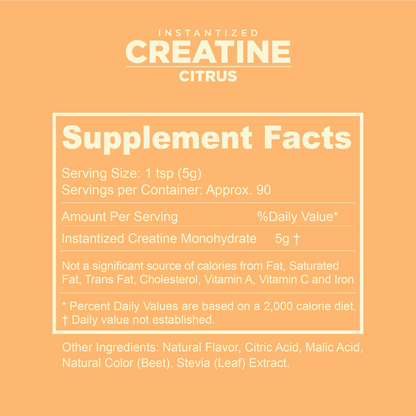 Instantized Creatine