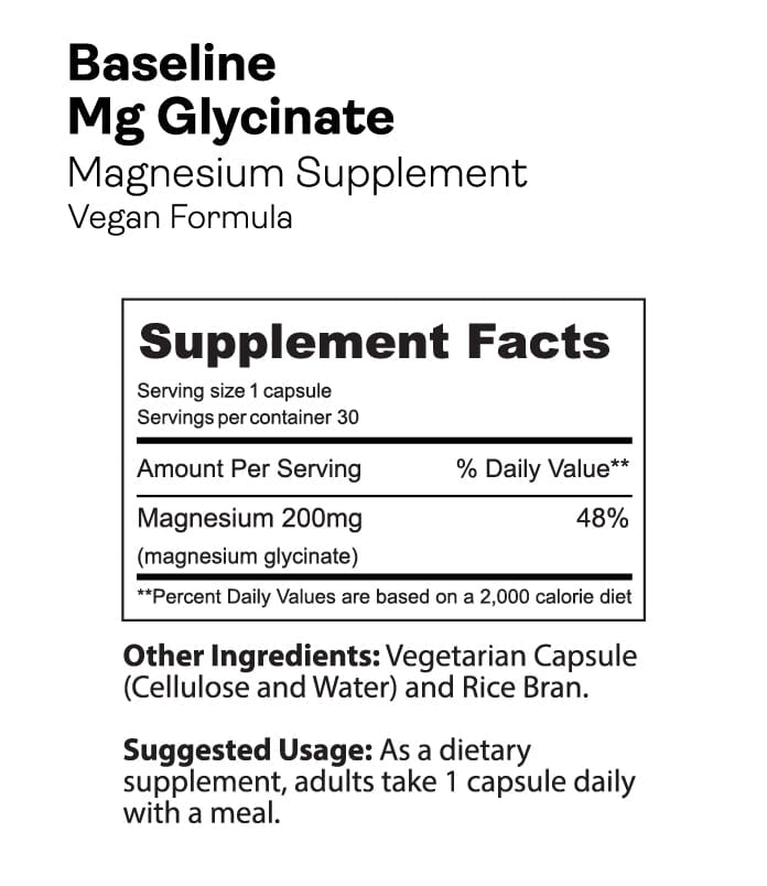 Gnarly Baseline Mg Glycinate - Gnarly Nutrition